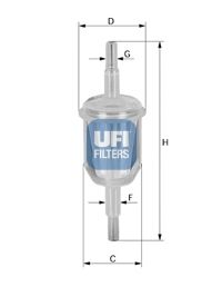 UFI 3101200 -  Топливный фильтр