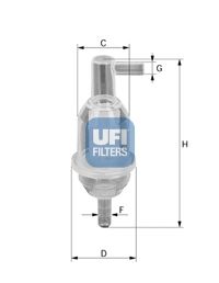 UFI 3101300 -  Топливный фильтр