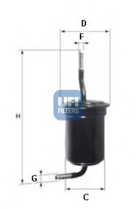 UFI 3151700 -  Топливный фильтр