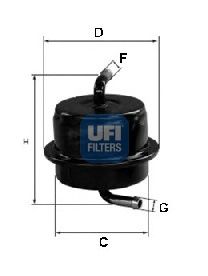 UFI 3156500 -  Топливный фильтр