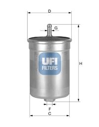 UFI 3157000 -  Топливный фильтр