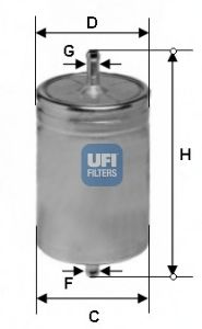 UFI 3161100 -  Топливный фильтр