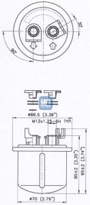UFI 3170600 -  Топливный фильтр