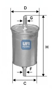 UFI 3171800 -  Топливный фильтр