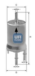UFI 3185500 -  Топливный фильтр