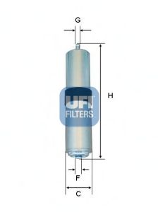 UFI 3185701 -  Топливный фильтр