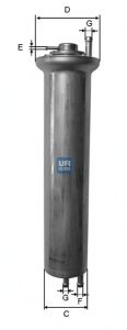 UFI 3192400 -  Топливный фильтр