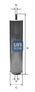 UFI 3195200 -  Фильтр топливный