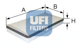 UFI 5305900 -  Фильтр воздуха в салоне