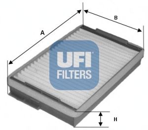 UFI 5313900 -  Фильтр воздуха в салоне