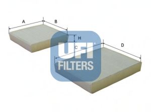 UFI 5314300 -  Фильтр воздуха в салоне