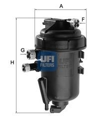 UFI 5512500 -  Топливный фильтр