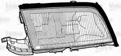 VALEO 086665 -  Рассеиватель, основная фара