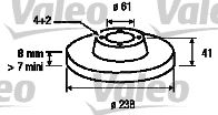 VALEO 186228 -  Тормозной диск