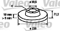 VALEO 186288 -  Тормозной диск