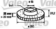 VALEO 186313 -  Тормозной диск