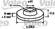 VALEO 186432 -  Тормозной диск