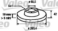 VALEO 186593 -  Тормозной диск