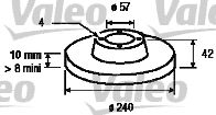 VALEO 186594 -  Тормозной диск