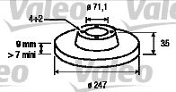 VALEO 186694 -  Тормозной диск