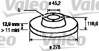 VALEO 186771 -  Тормозной диск