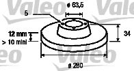 VALEO 186834 -  Тормозной диск