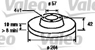 VALEO 186855 -  Тормозной диск