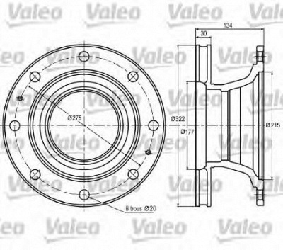 VALEO 187004 - Подъемное устройство для окон