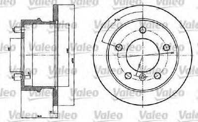 VALEO 187120 -  Тормозной диск