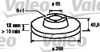 VALEO 197031 -  Тормозной диск