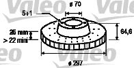 VALEO 197224 -  Тормозной диск