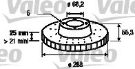VALEO 197236 -  Тормозной диск