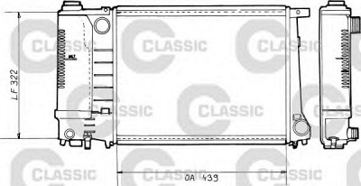 VALEO 230365 -  Радиатор, охлаждение двигателя