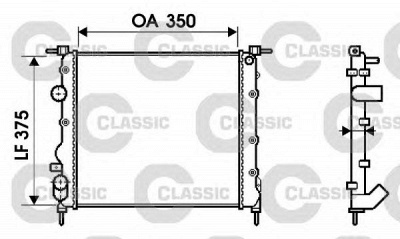 VALEO 232338 -  Радиатор, охлаждение двигателя