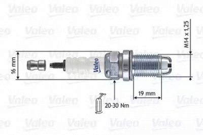 VALEO 246850 -  Свеча зажигания