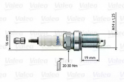 VALEO 246851 -  Свеча зажигания