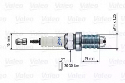 VALEO 246852 -  Свеча зажигания