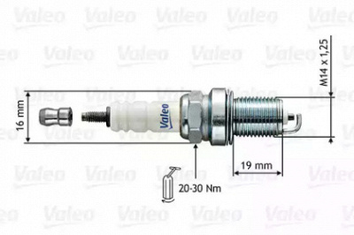 VALEO 246853 -  Свеча зажигания