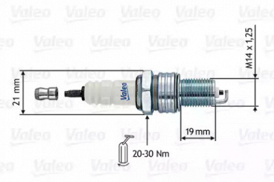 VALEO 246854 -  Свеча зажигания