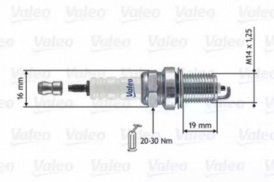 VALEO 246855 -  Свеча зажигания