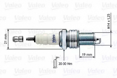 VALEO 246857 -  Свеча зажигания