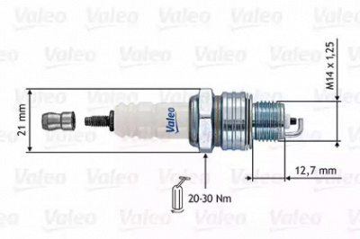 VALEO 246861 -  Свеча зажигания