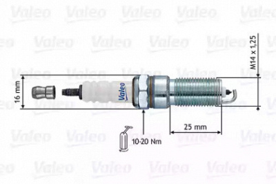 VALEO 246866 -  Свеча зажигания