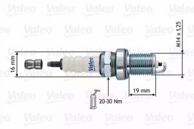 VALEO 246871 -  Свеча зажигания