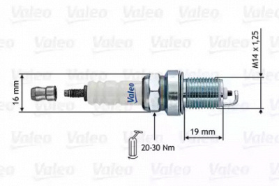 VALEO 246872 -  Свеча зажигания