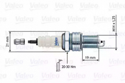 VALEO 246874 -  Свеча зажигания