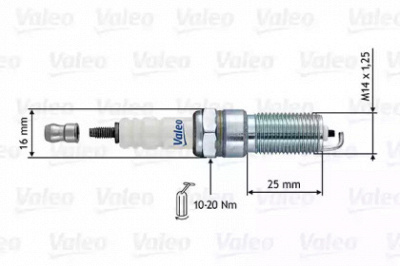 VALEO 246876 -  Свеча зажигания