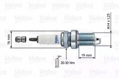 VALEO 246877 -  Свеча зажигания