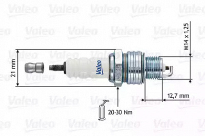 VALEO 246878 -  Свеча зажигания