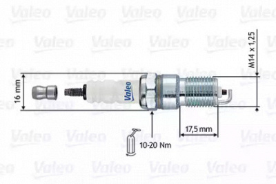 VALEO 246883 -  Свеча зажигания